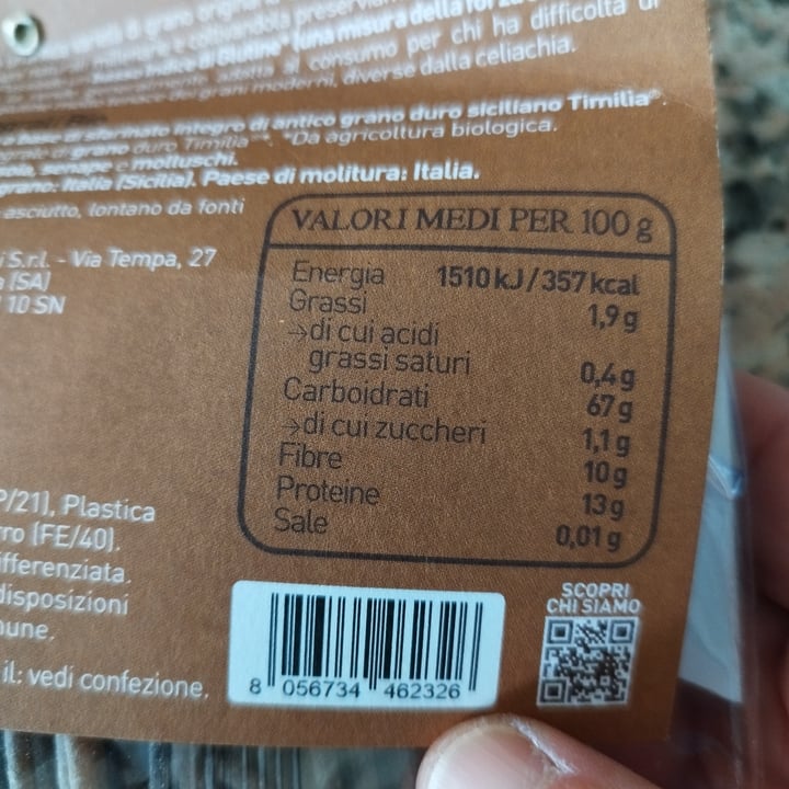 photo of Terre e tradizioni Spaghetti bio integrali di grano antico timilia shared by @lauraemarco on  23 Mar 2025 - review