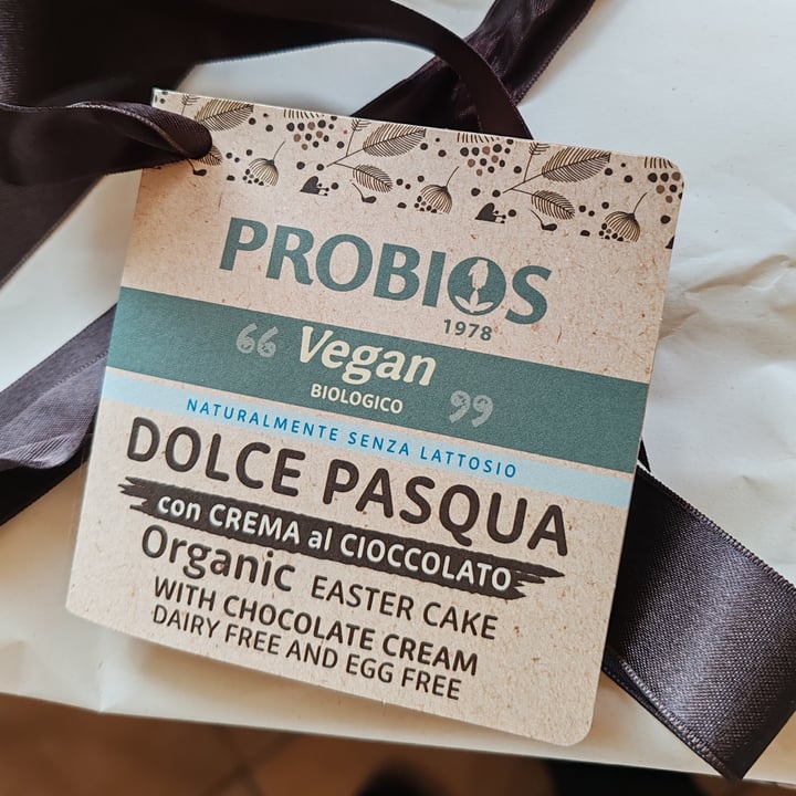 photo of Probios Dolce Pasqua Vegan Con Crema Al Cioccolato shared by @cristina-sordi on  02 May 2025 - review
