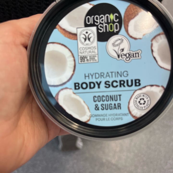photo of Organic shop body scrub coconut & sugar shared by @elisabeteribeiro on  13 May 2024 - review