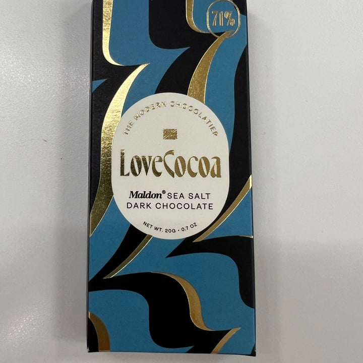 photo of Love Cocoa Maldon Sea Salt & Dark Chocolate shared by @chefchrissy68 on  26 Sep 2025 - review