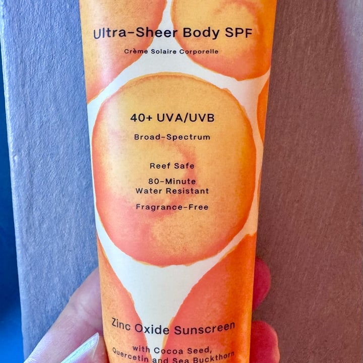 photo of Mad Hippie Ultra-Sheer Body SPF shared by @sandrews on  02 May 2024 - review