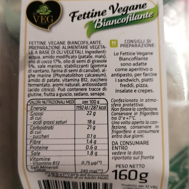 photo of ioVEG Fettine vegane bianco filante shared by @lacla2022 on  10 Feb 2024 - review