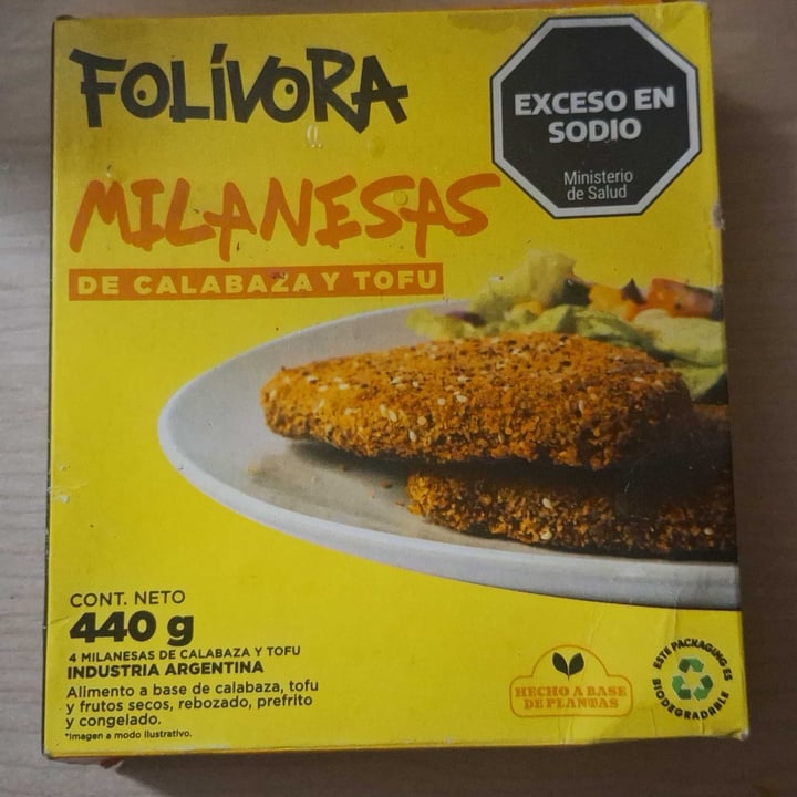 photo of Folivora Milanes de Calabaza Y Tofu shared by @vaninadls on  13 May 2024 - review
