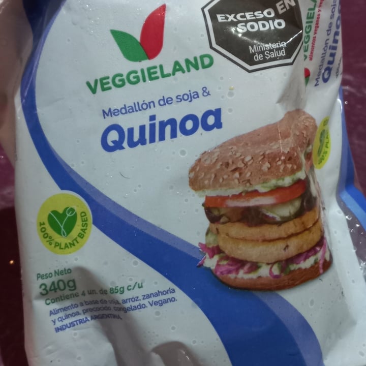 photo of Veggieland Medallon de Soja y Quinoa shared by @gisegigi on  07 Sep 2024 - review