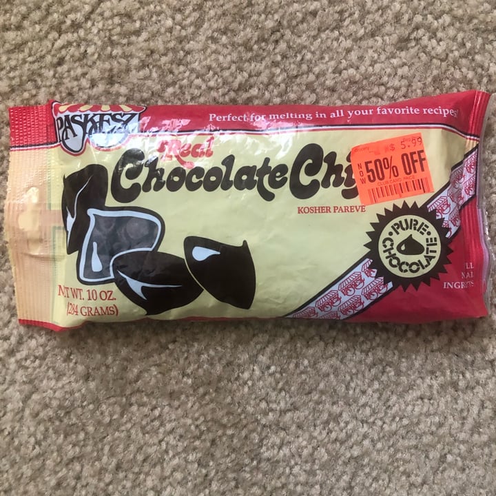 photo of Paskesz chocolate chips shared by @emmc1 on  20 Aug 2025 - review