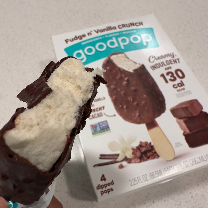 photo of Goodpop Fudge n’ Vanilla Crunch shared by @berryveganplanet on  17 Sep 2023 - review