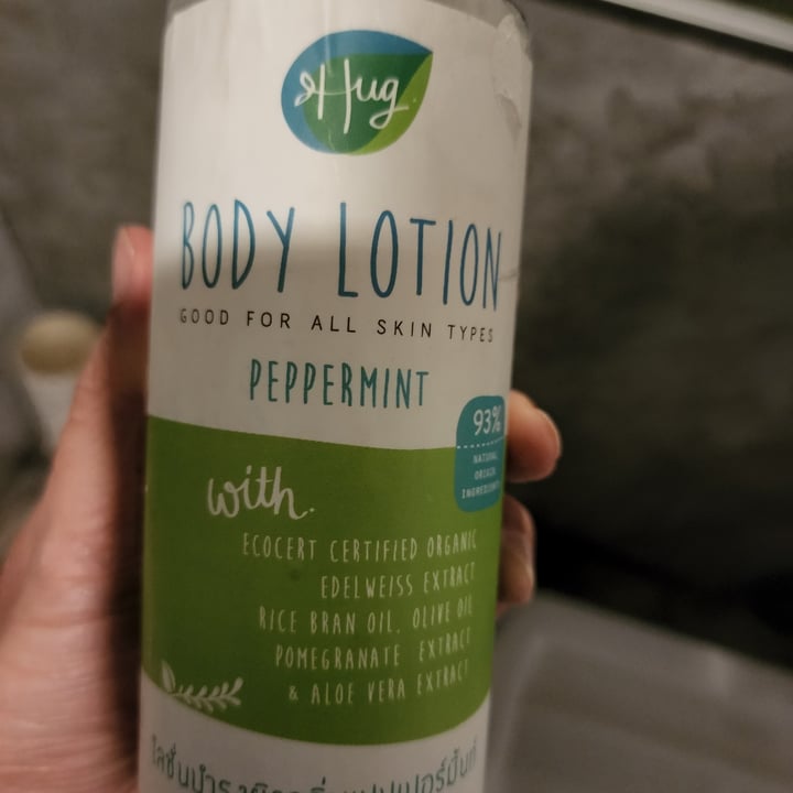 photo of Hug body lotion peppermint shared by @teamaldous on  25 Apr 2024 - review