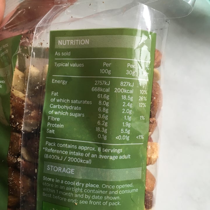 photo of Tesco Organic Mixed Nuts shared by @salsedine on  27 Apr 2024 - review