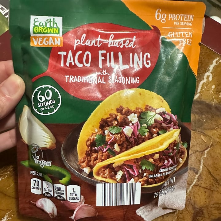 photo of Earth Grown Plant Based Taco Filling shared by @crazeedeysi on  01 Jan 2025 - review