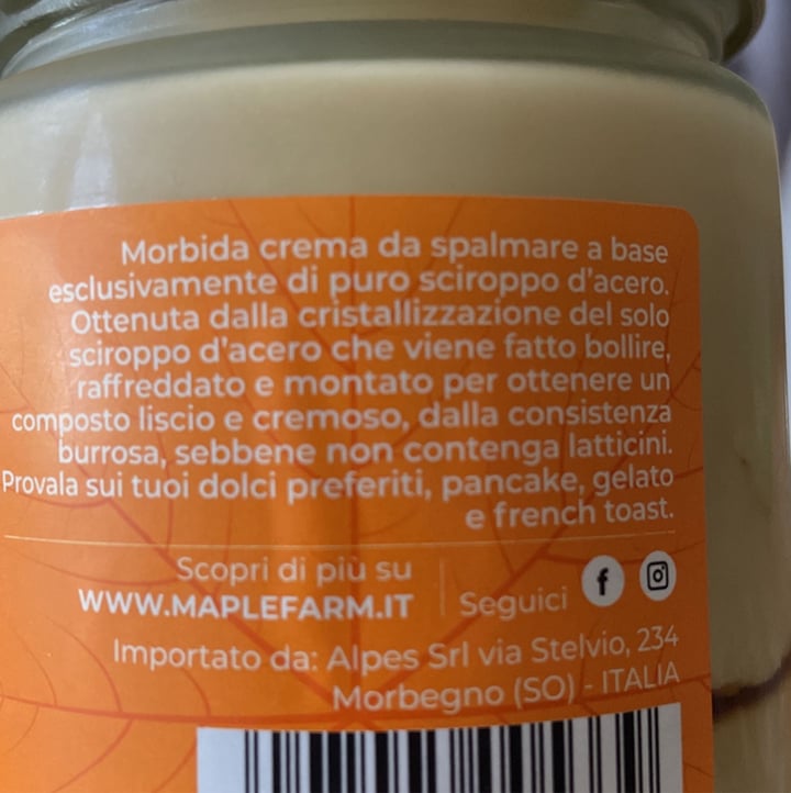 photo of Maple Farm Maple Cream shared by @barbargo on  10 Nov 2023 - review