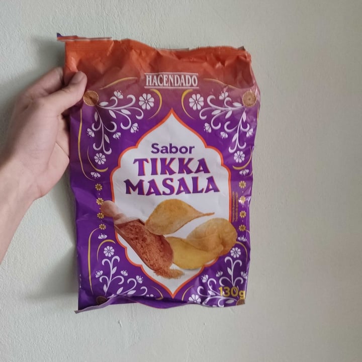 photo of Hacendado patatas fritas sabor tikka masala shared by @lasonrisadeltrece on  18 Aug 2023 - review