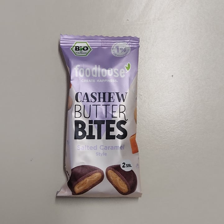 photo of Foodloose Cashew Butter Bites Salted caramel shared by @hypatia on  29 Jan 2024 - review