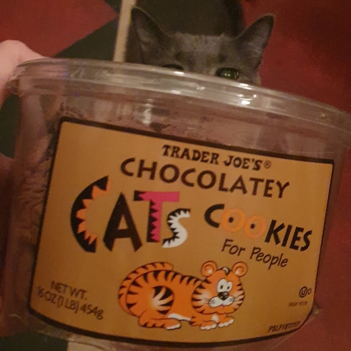 photo of Trader Joe's Chocolatey Cat Cookies for People shared by @pdxcat on  18 Mar 2024 - review
