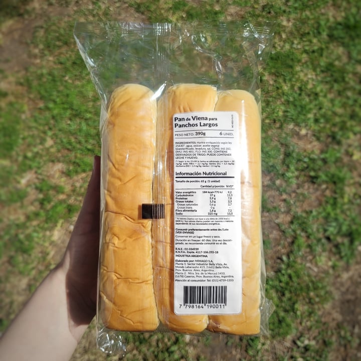 photo of Mimago Pan de Viena para Pancho Largo shared by @sofiagavranic on  20 Oct 2023 - review