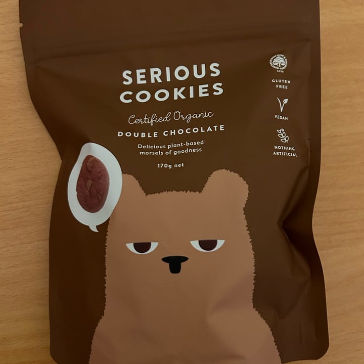 photo of Serious Food Co. Cookies Double Chocolate shared by @vegellious on  05 Nov 2024 - review