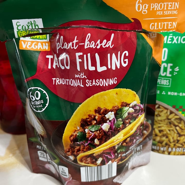 photo of Earth Grown Plant Based Taco Filling shared by @kristin548 on  06 May 2024 - review