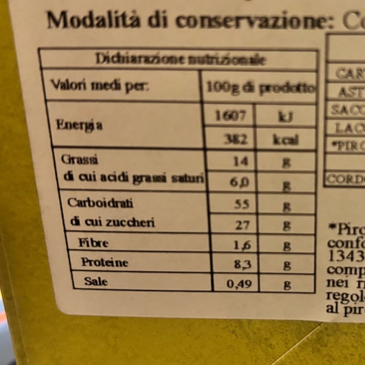 photo of Despar Veggie Dolce Natale con Gocce di Cioccolato Fondente shared by @fabrizio71 on  11 Dec 2024 - review