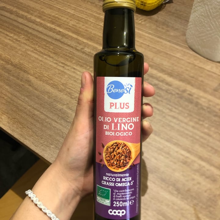 photo of Bene.Si coop olio vergine di lino shared by @alicebveg on  23 Mar 2024 - review