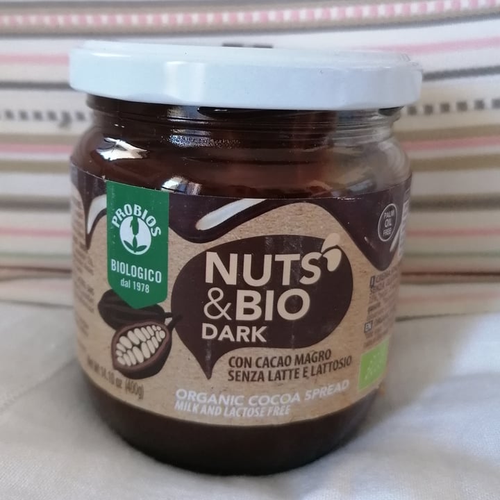 photo of Probios crema spalmabile Nuts & Bio Dark shared by @govegan2020 on  10 Sep 2023 - review