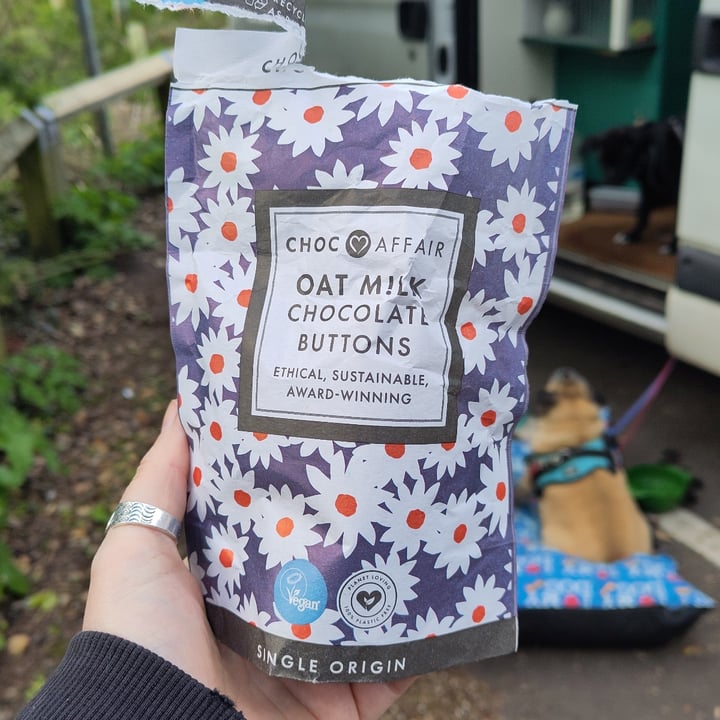 photo of Choc Affair Oat Milk Choc Buttons shared by @dashvegan on  22 Apr 2024 - review