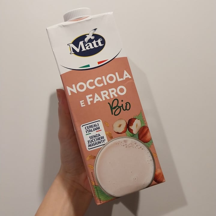 photo of Matt Bevanda vegetale nocciola e farro shared by @veganvicky on  20 Sep 2023 - review