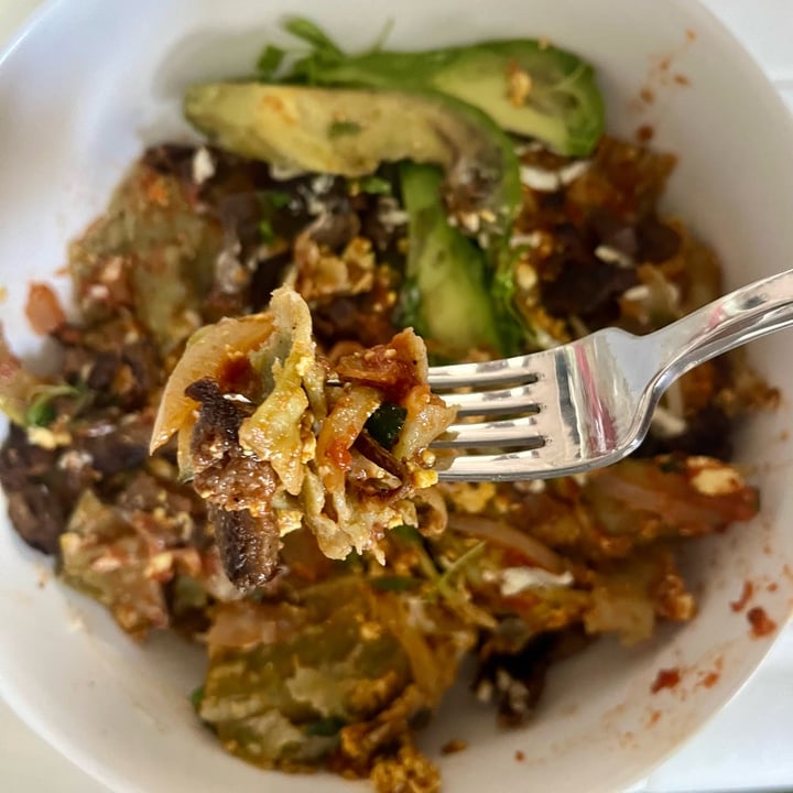 photo of The Grain Cafe Vegan Chilequiles shared by @ktbombin on  06 Jan 2024 - review