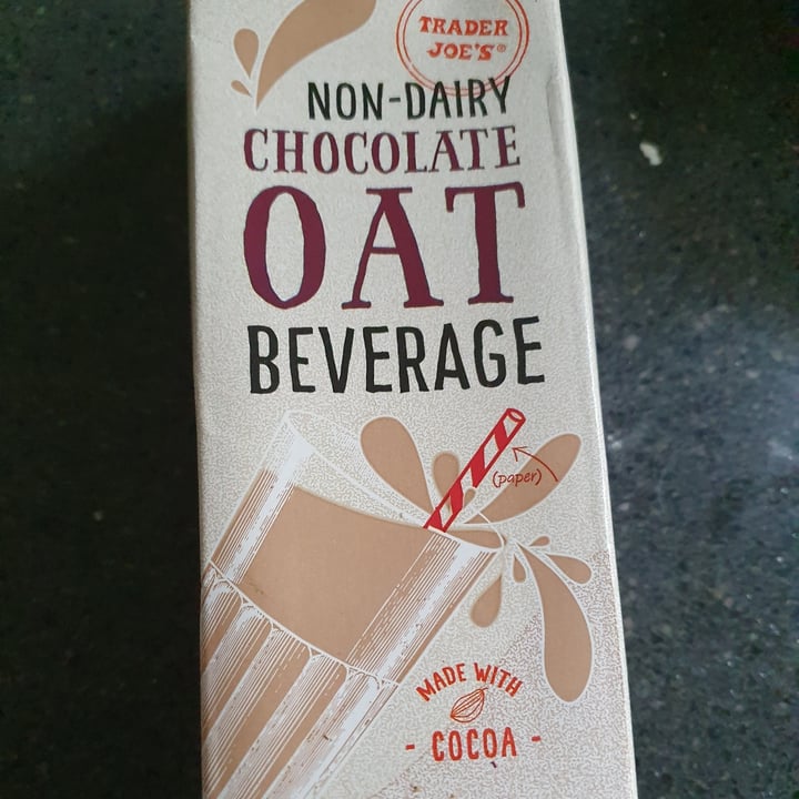 Trader Joe's NonDairy Chocolate Oat Beverage Review abillion
