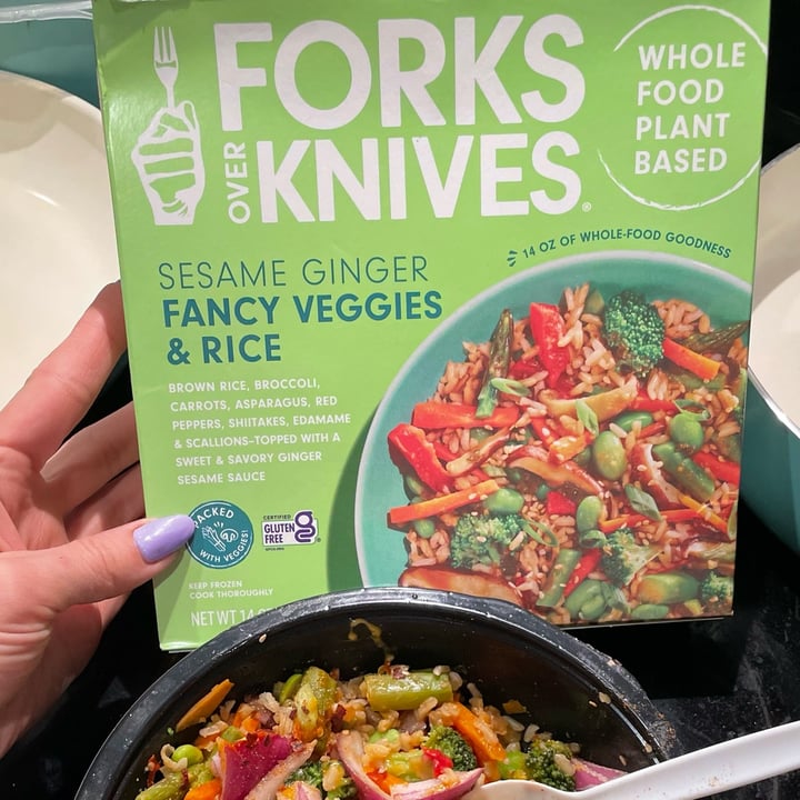 photo of Forks Over Knives Sesame Ginger Fancy Veggies & Rice shared by @vivalaviolet on  18 Feb 2024 - review