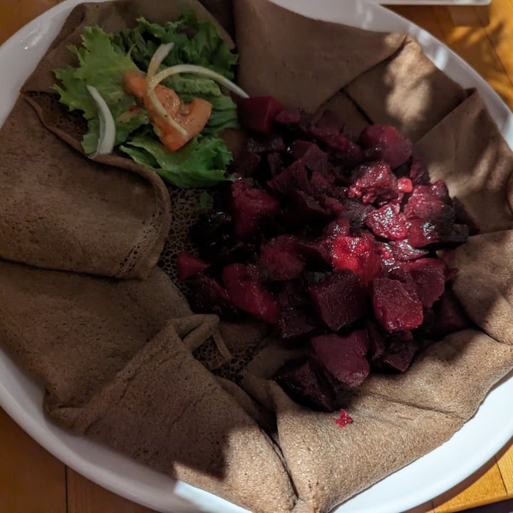 photo of Selam Restaurant - Selam Vegan Beet Potato shared by @shaynak112 on  30 Dec 2023 - review