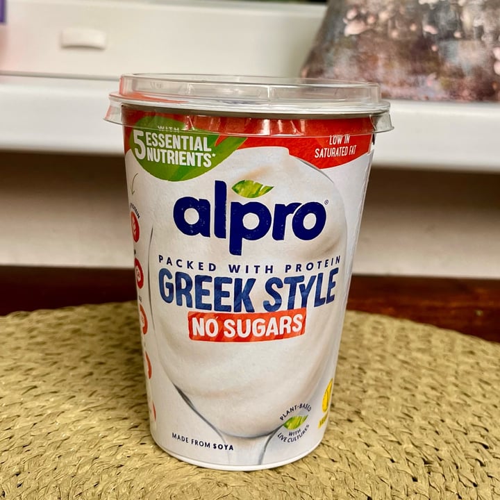 photo of Alpro Greek style no sugars shared by @eml on  09 Oct 2025 - review