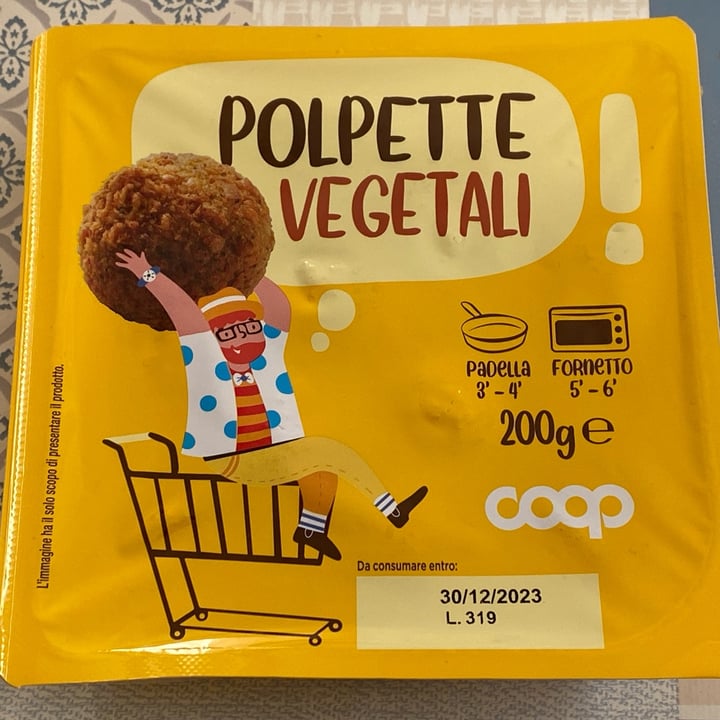 photo of Coop polp Polpette Vegetali Coop shared by @animalionline on  19 Jan 2024 - review