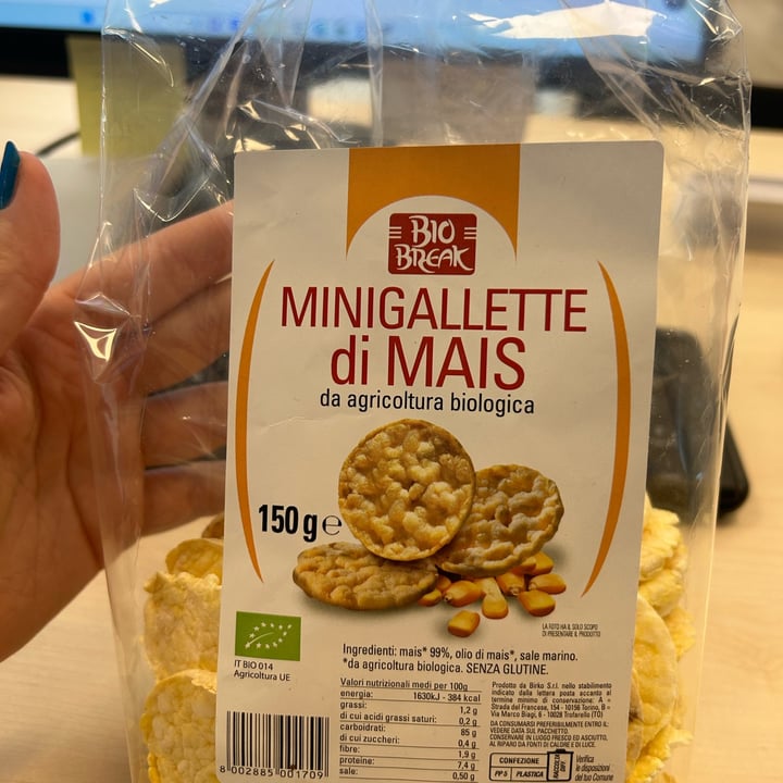 photo of Bio break Minigallette Di Mais shared by @rebecvz on  12 Oct 2023 - review