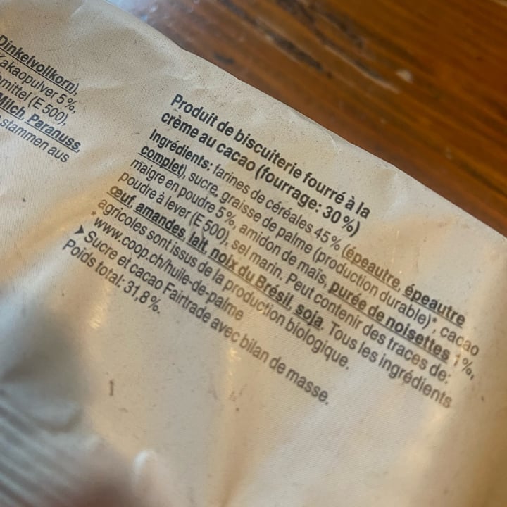 photo of Coop naturaplan mini biscuits à l’épautre fourrés shared by @lidianani on  09 Sep 2024 - review