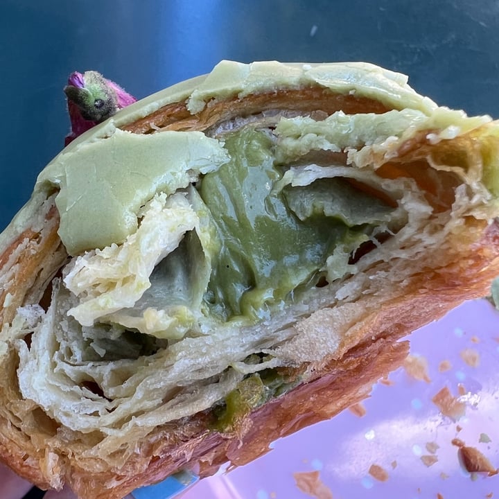 photo of Chaumont Vegan green matcha croissant shared by @vegangumshoe on  27 Aug 2023 - review