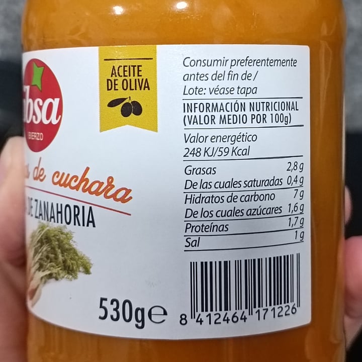 photo of Ibsa Crema De Zanahoria shared by @lauratorrico on  02 Oct 2023 - review