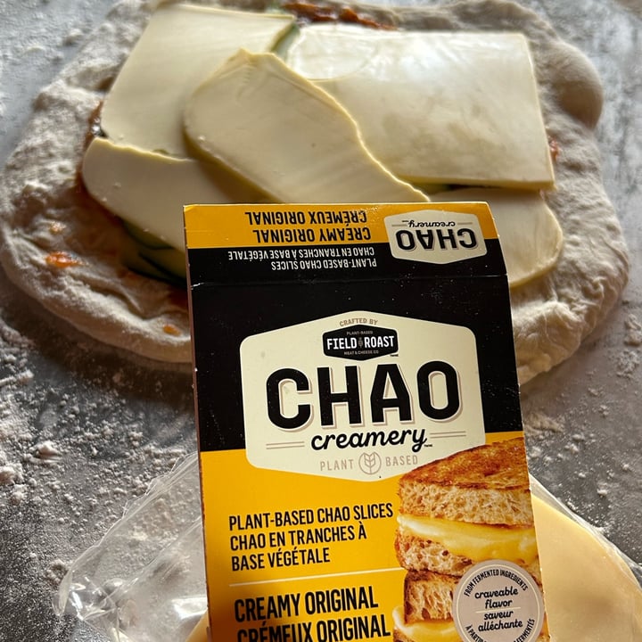 photo of Chao plant-based chad slices, creamy original shared by @maryanarch on  28 Apr 2024 - review