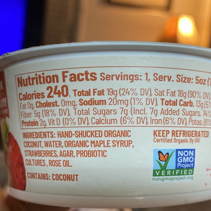 photo of Culina Yogurt Strawberry Rose Yogurt shared by @ivyridgevegan on  11 Dec 2023 - review