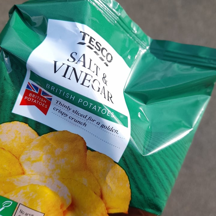 photo of Tesco salt and vinegar crisps shared by @everydayvegan on  06 Nov 2023 - review