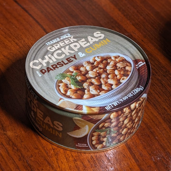 photo of Trader Joe's Greek Chickpeas With Parsley & Cumin shared by @iszy on  08 Jan 2024 - review