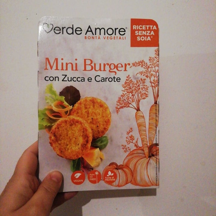 photo of Verde Amore Mini Burger con Zucca e Carote shared by @gemmagioia on  04 Jan 2024 - review