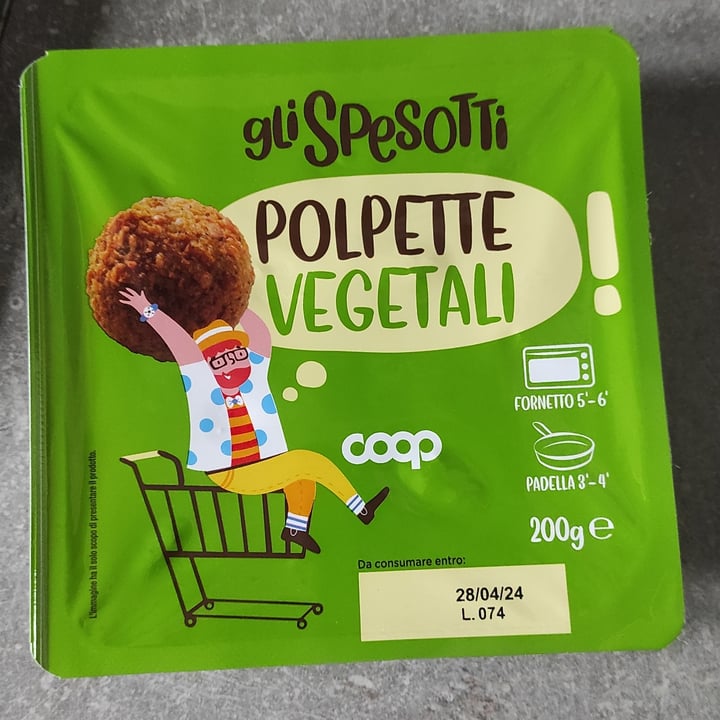 photo of Gli spesotti Coop Polpette vegetali shared by @rosli on  27 Mar 2024 - review