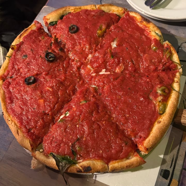photo of Kitchen 17 Deep Dish "Fully Loaded" Pizza shared by @natsveganfood on  16 Jan 2025 - review