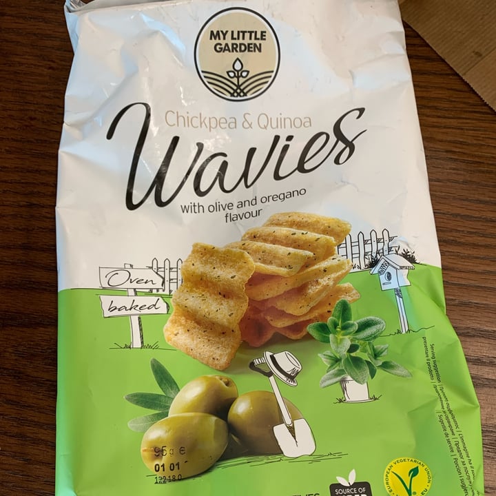photo of My little garden Chickpea and quinoa wavies with olive and oregano flavour shared by @aroleia on  28 Jul 2024 - review