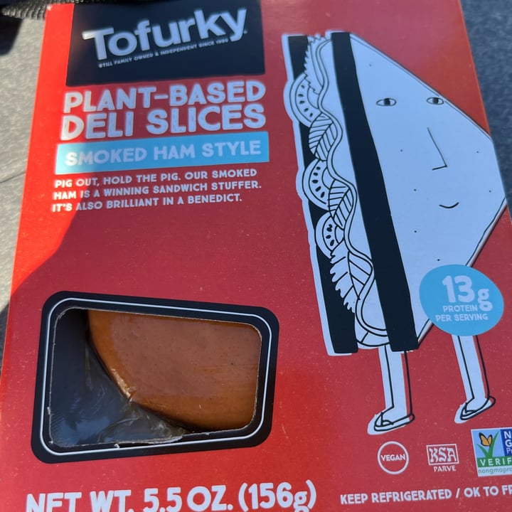 photo of Tofurky Plant-based Deli Slices Smoked Ham Style shared by @tatanka05 on  11 Oct 2023 - review
