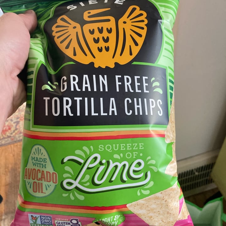 photo of Siete Family Foods Grain Free Tortilla Chips - Squeeze of Lime shared by @jarmaline on  29 Mar 2024 - review