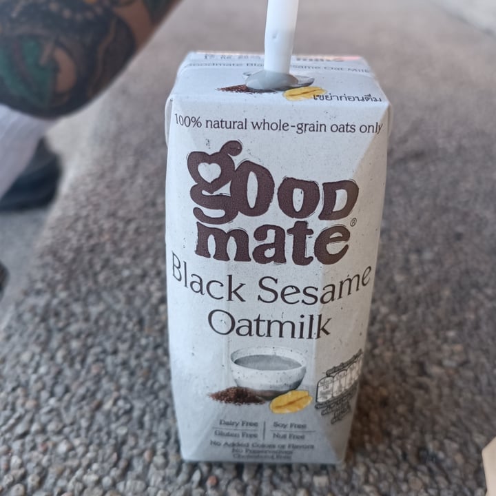 photo of Good mate black sesame oatmilk shared by @fra23 on  20 Dec 2024 - review