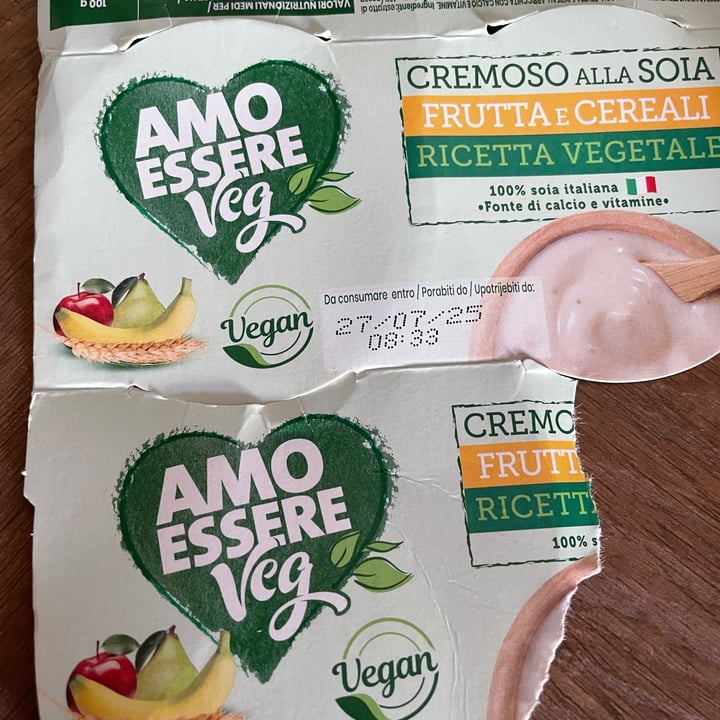 photo of Amo Essere Veg cremoso Alla Soia Frutta e Cereali shared by @creadin21 on  29 Jun 2025 - review