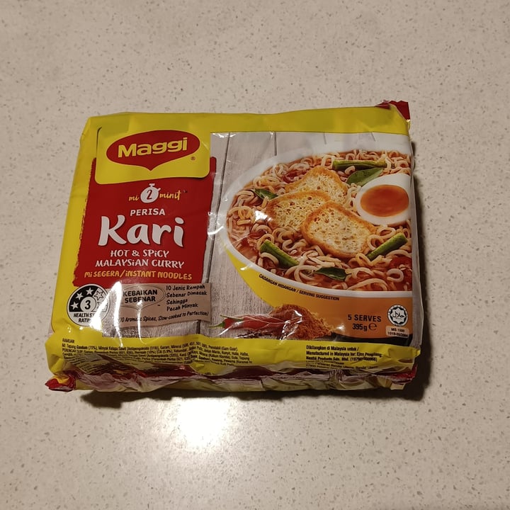 photo of Maggi Hot & Spicy Malaysian Curry Instant Noodles shared by @tardisco on  10 Oct 2025 - review