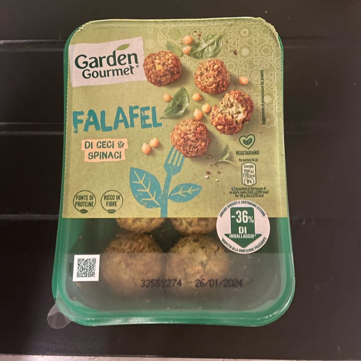 photo of Garden Gourmet Falafel con ceci e spinaci shared by @silviacolombo on  06 Jan 2024 - review