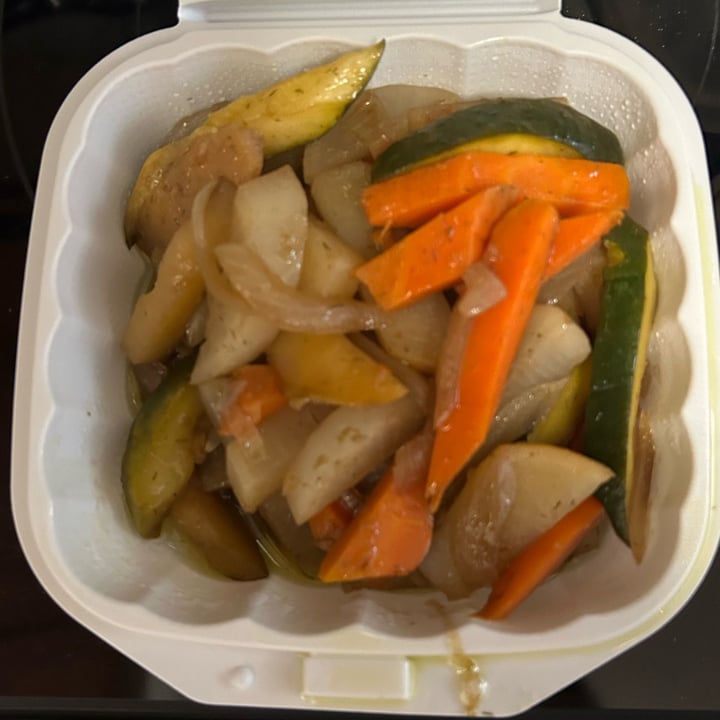 photo of Shangri-La Vegan Sauted Daikon, Rutabaga, Zucchini, Carrot shared by @schandra on  04 Jan 2024 - review